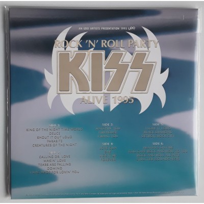 KISS - 3 LP - Alive 1995 - Turquoise Vinyl - Sealed