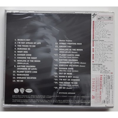 Ramones - CD - JAP - Too Tough To Die - PROMO - SEALED