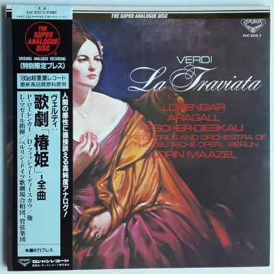 Verdi - 2 LP - JAP - La Traviata - THE SUPER ANALOGUE DISC