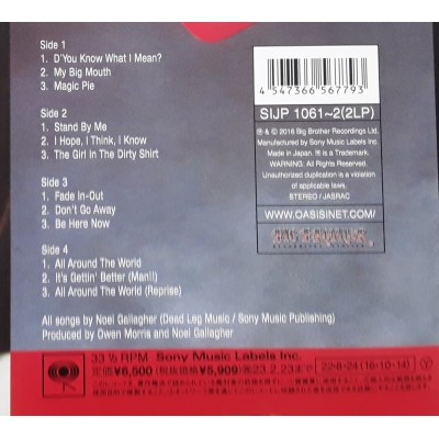 Oasis - 2 LP - JAP - Be Here Now - Red Vinyl