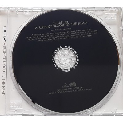 Coldplay - CD - JAP - A Rush of Blood - PROMO