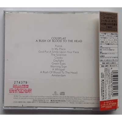 Coldplay - CD - JAP - A Rush of Blood - PROMO