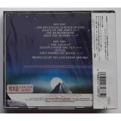 Yes - 2 CD - JAP - Tales From Topographic Oceans - PROMO - SEALED