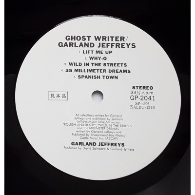 Jeffreys, Garland - LP - JAP - Ghost Writer - WHITE LABEL PROMO