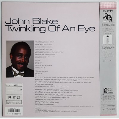 Blake, John - LP - JAP - Twinkling of An Eye - PROMO
