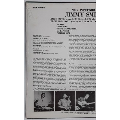 Smith, Jimmy - LP - JAP - Jimmy Smith At The Organ Volume 1 - SEALED - PROMO
