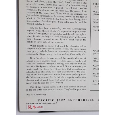 Hamilton, Chico - LP - JAP - The Chico Hamilton Trio - PROMO