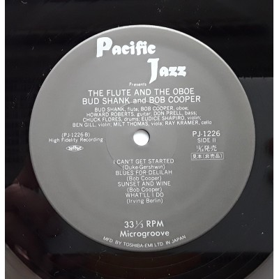 Bud Shank - Bob Cooper - LP - JAP - Flute 'N Oboe - PROMO
