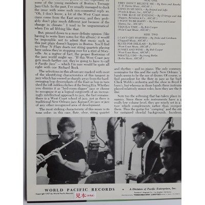 Bud Shank - Bob Cooper - LP - JAP - Flute 'N Oboe - PROMO