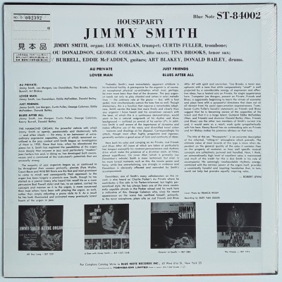 Smith, Jimmy - LP - JAP - House Party - SEALED - PROMO