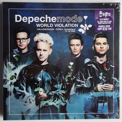 Depeche Mode - 3 LP - BOX - Zürich 1990 - Purple Vinyl
