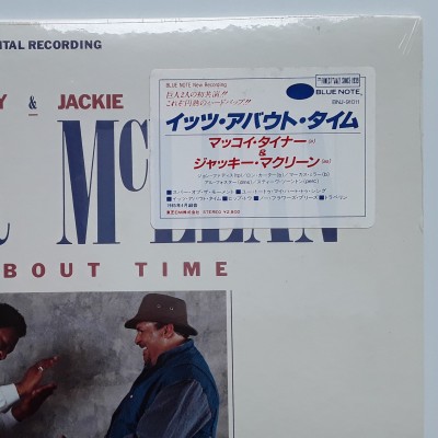 Tyner, McCoy & Jackie McLean- LP - JAP - I's About Time - SEALED - PROMO
