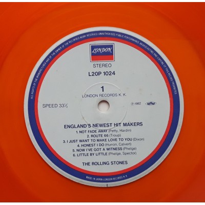 Rolling Stones - LP - JAP - England`s Newest Hit Makers - Orange Vinyl