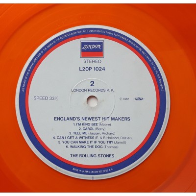 Rolling Stones - LP - JAP - England`s Newest Hit Makers - Orange Vinyl