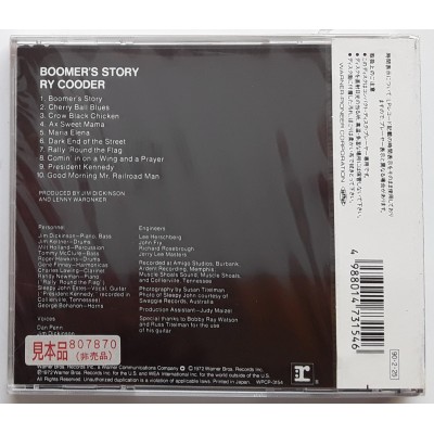 Ry Cooder - CD - JAP - Boomer's Story - PROMO - SEALED