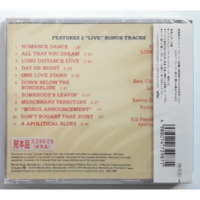 Little Feat - CD - JAP - The Last Record Album - PROMO - SEALED