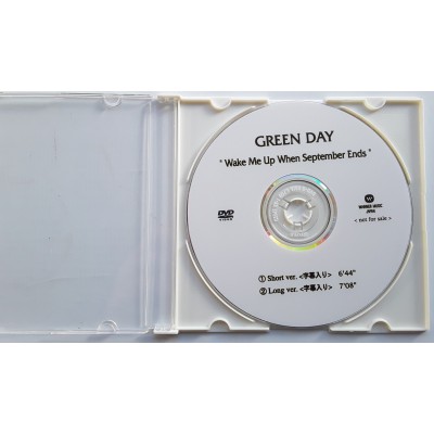 Green Day - DVD'R - JAP -Wake Me Up When September Ends -...