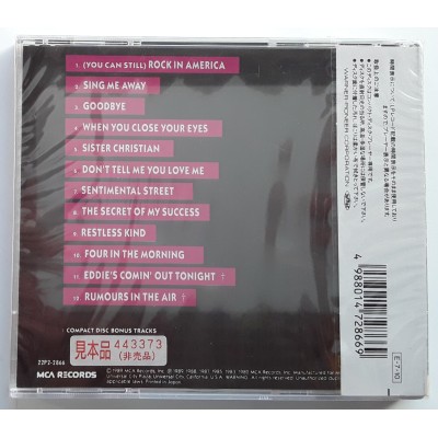 Night Ranger - CD - JAP - Greatest Hits - PROMO - SEALED