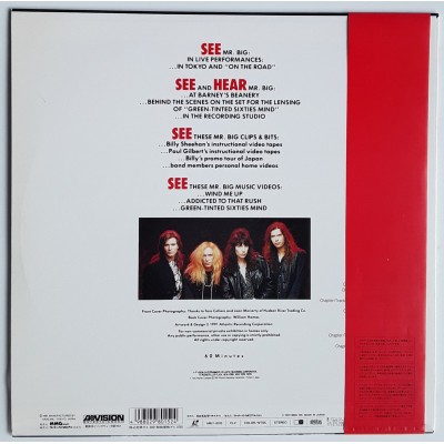 Mr. Big - Laserdisc - JAP - Lean Into It