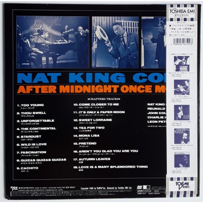 Nat King Cole - Laserdisc - JAP - After Midnight Once