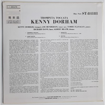 Dortham, Kenny - LP - JAP - Trompeta Toccata - PROMO - SEALED