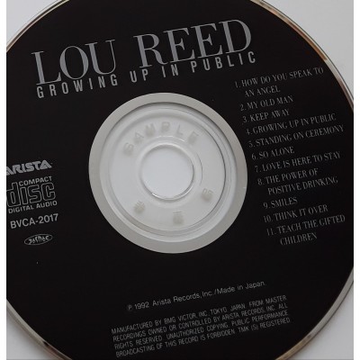 Reed, Lou - CD - JAP - Growing Up In Public - PROMO