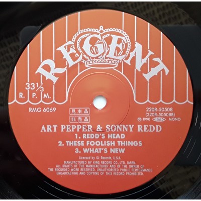 Redd, Sonny - LP - JAP - Sonny Redd / Art Pepper - PROMO