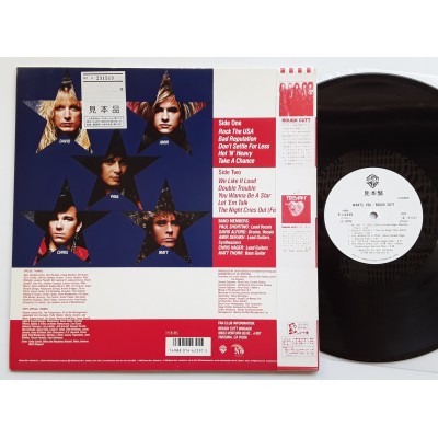 Rough Cutt - LP - JAP - Wants You! - WHITE LABEL PROMO