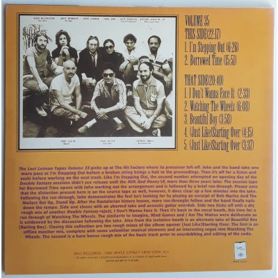 John Lennon - Beatles - LP - The Lost Lennon Tapes Volume Thirty Five - Blue Vinyl