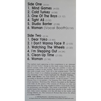 John Lennon - Beatles - LP - The Lost Lennon Tapes Volume Seven