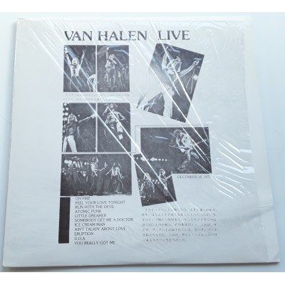 VAN HALEN - LP - Live