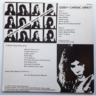 QUEEN - LP - Cardiac Arrest - Blue Vinyl