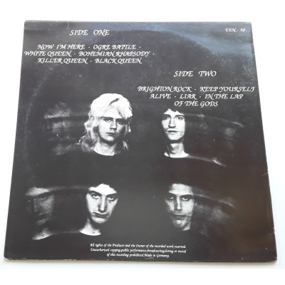 QUEEN - LP - Black & White - Clear Vinyl