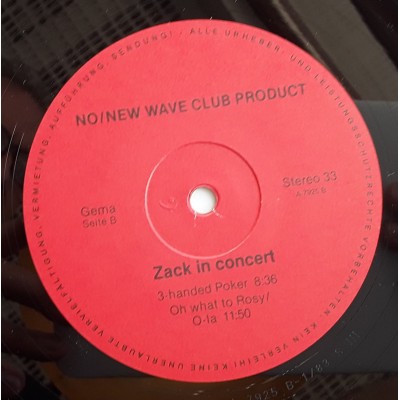 AC/DC - LP - Zack In Concert