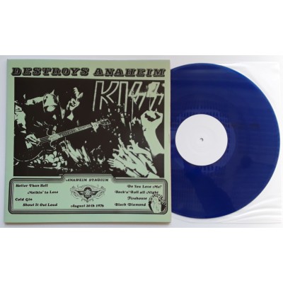 KISS - LP - Destroys Anaheim - Blue Vinyl
