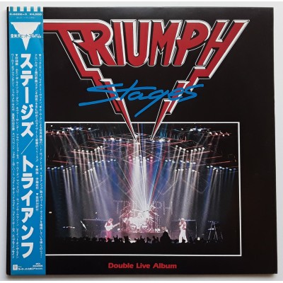Triumph - 2 LP - JAP - Stages - PROMO