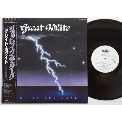 Great White - LP - JAP - Shot in The Dark - WHITE LABEL...