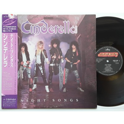 Cinderella - LP - JAP - Night Songs - PROMO