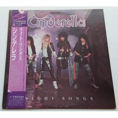 Cinderella - LP - JAP - Night Songs - PROMO