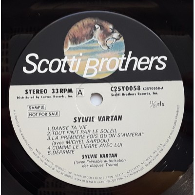 Vartan, Sylvie - LP - JAP - Sylvie Vartan - PROMO