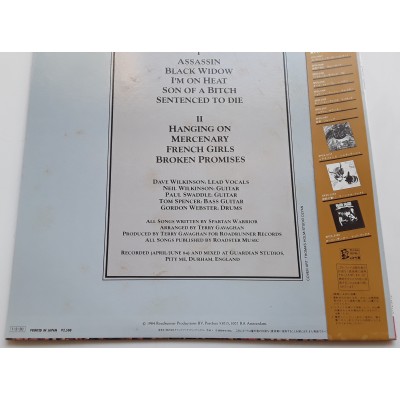 Spartan Warrior - LP - JAP - Spartan Warrior - PROMO