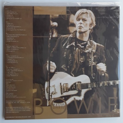 David Bowie - 3 LP - A Flare Glides over Minneapolis - Gold Vinyls & Cover