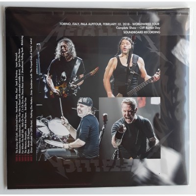 Metallica - 3 LP - Metallica loves Turin! - Splatter Vinyl