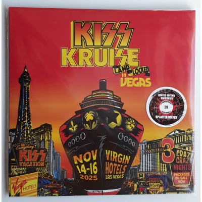 KISS - 3 LP - Kruse Land-Locked in Vegas - Splatter Vinyl