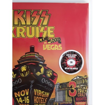 KISS - 3 LP - Kruse Land-Locked in Vegas - Splatter Vinyl