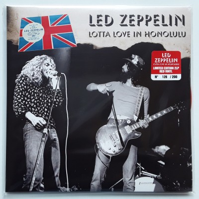 Led Zeppelin - 2 LP - Lotta Love In Honolulu - Red Vinyl