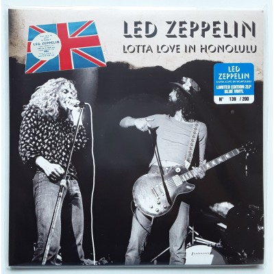 Led Zeppelin - 2 LP - Lotta Love In Honolulu - Blue Vinyl