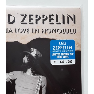 Led Zeppelin - 2 LP - Lotta Love In Honolulu - Blue Vinyl