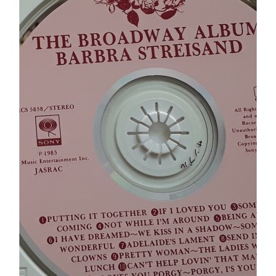 Streisand, Barbara - CD - JAP - The Brodway Album - PROMO