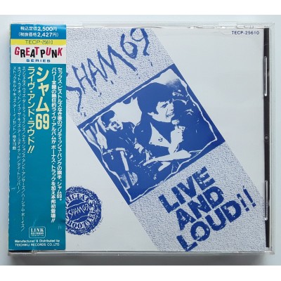 Sham 69 - CD - JAP - Live And Loud!